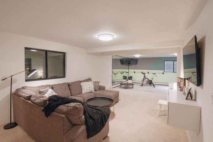 Lower-level family room