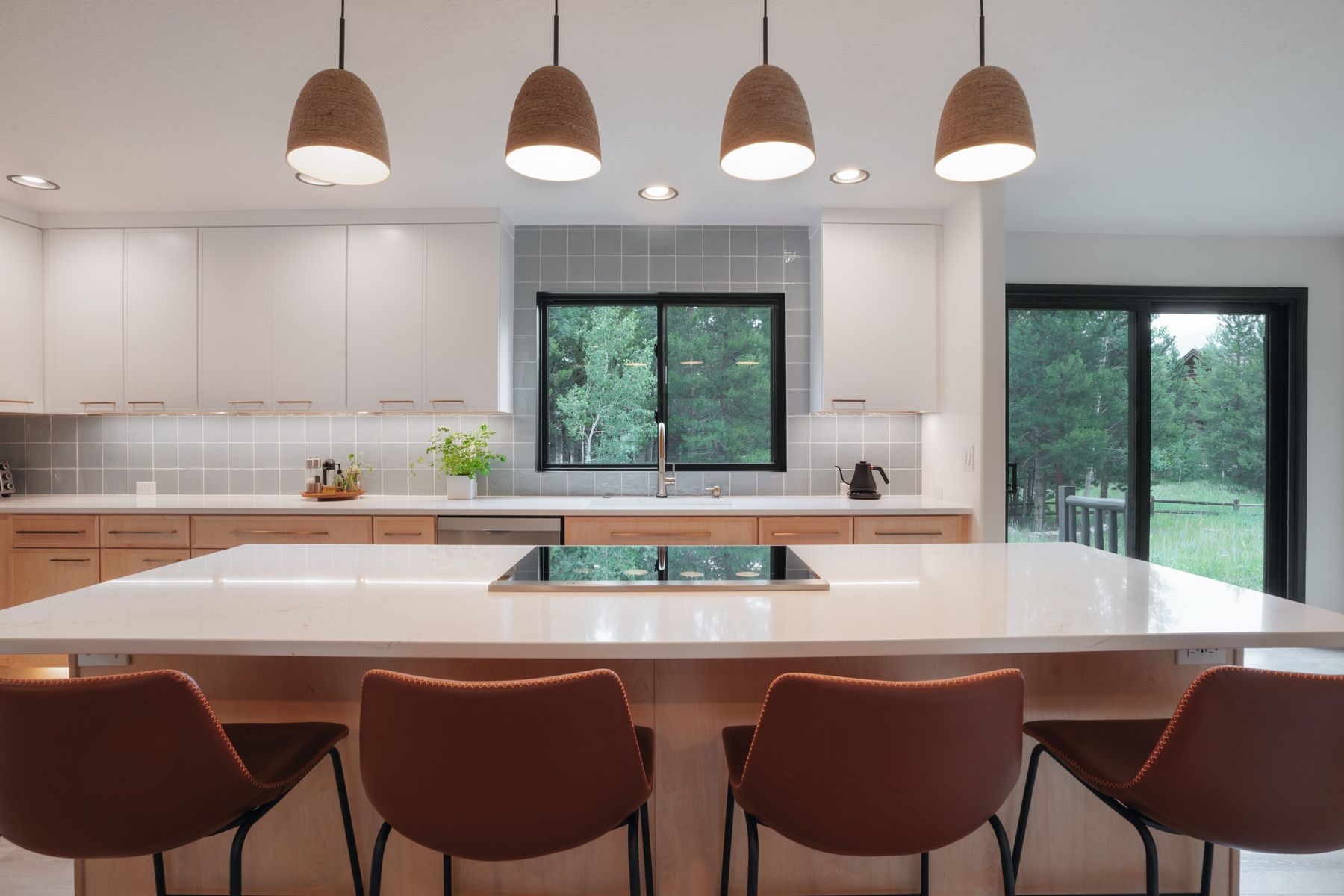 Chef's kitchen at Colorado Mountain Sanctuary